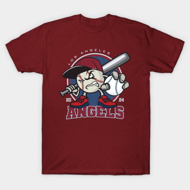 Los Angeles Baseball - 2024 Season T-Shirt by Nagorniak